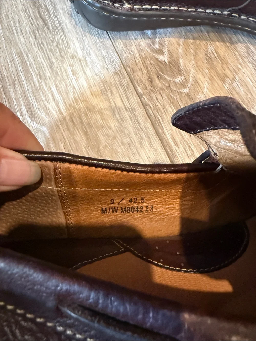 Born Dark Brown Leather Tassel Slip-On Loafers